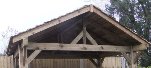 Wooden Gazebo Kit - Great BBQ Shelter or Hot Tub Canopy - Image 3