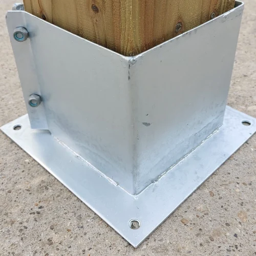 Galvanised Post Holder