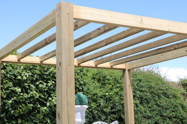 THE CUBE - BESPOKE - Wooden Pergola Kit - Image 5