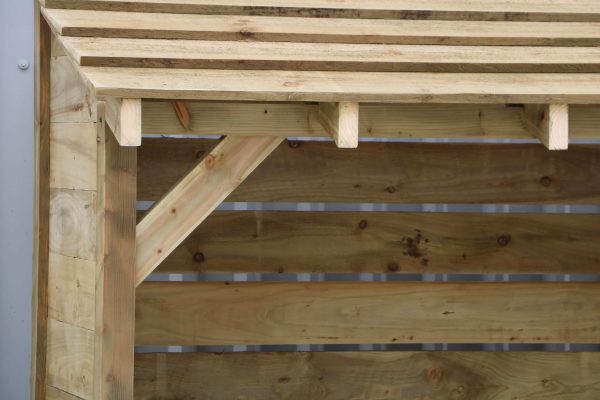 Small Wooden Log Store - Image 9