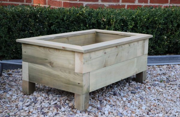 Rustic Wooden Planter - Image 2