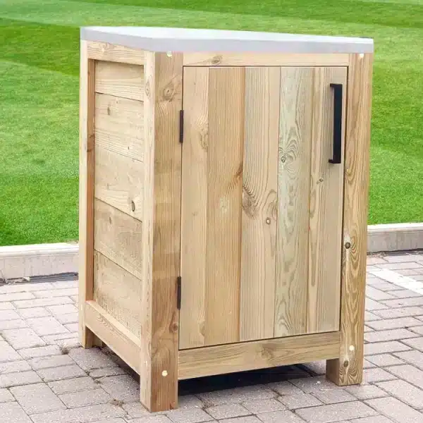 Outdoor Rustic Kitchen Cabinet with Shelf And 1 Door 600mm Wide - Image 6